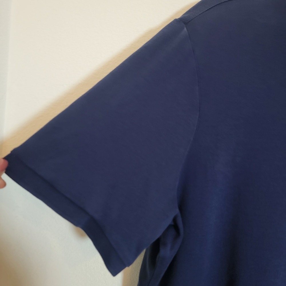 Polo Ralph Lauren Blue Collared Polo Shirt Golf Casual Large Classic Flesh Pony - Picture 5 of 15